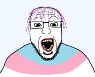 glasses open_mouth spicejak stubble tranny troon variant:spicejak // 550x447 // 16.9KB