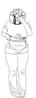 deltarune fat fatass fatty niggerstone pawg series:pawgqueen spamton thunder_thighs transparent_background variant:soyjak_neo video_game voluptuous // 772x2100 // 84.9KB