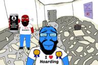 award balding beard blue_skin calm closed_eyes closed_mouth clothes drawn_background fume glasses hoarder i_hate i_love meta:tagme multiple_soyjaks open_mouth poster rat red_skin smile subvariant:science_lover tshirt variant:impish_soyak_ears variant:markiplier_soyjak // 1500x1000 // 159.5KB