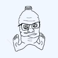 angry feet_showing plastic subvariant:condiment subvariant:refreshment template transparent variant:feraljak water_bottle // 1024x1024 // 43.6KB