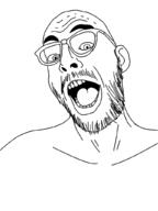 ear glasses open_mouth stubble variant:damienjak // 768x1024 // 54.8KB