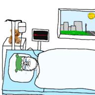 2soyjaks 4chan anime bed building closed_mouth crying dead glasses hair hospital irl mustache sad soyjak stubble subvariant:wholesome_soyjak sun variant:a24_slowburn_soyjak variant:gapejak yotsoyba // 1200x1200 // 198.2KB