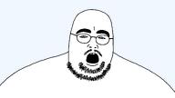 boogie2988 fat glasses hair hungry mustache open_mouth remastered soyjak stubble transparent_background variant:boogie2988 // 1920x1080 // 25.3KB