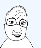 glasses glasses_askew hair happy retarded smile smug subvariant:mason transparent_background variant:snopesjak // 520x612 // 18.9KB