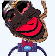 autism black_skin brown_skin chud_(boorufag) eyes fandroid hanging jartycuck mouth robot rope slopjak soyjak subvariant:jartycuck variant:chudjak // 1221x1227 // 1015.4KB
