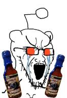 antenna bottle crying ear earth food glasses hot_sauce open_mouth red_eyes reddit redditard soyjak stretched_mouth stubble variant:soyak // 564x822 // 104.1KB