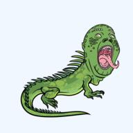 animal bernd_schmidt claw full_body green_skin iguana lizard open_mouth reptile series:animaljaks soyjak tail teeth tongue variant:gapejak // 600x600 // 76.5KB