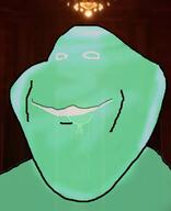 earless ghost ghostly green_skin mansion no_nose no_stubble tadcgem variant:impish_soyak_ears // 596x735 // 48.8KB