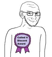 arm award badge closed_mouth discord ear glasses smug soyjak stubble variant:soyak // 548x600 // 39.8KB