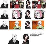 blackpill doomer_girl female femjak gym mcdonalds text variant:soyak wojak // 1080x1023 // 234.7KB