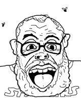 beard ear eyebrows fat flies glasses hair moustache open_mouth proto-soyjak star_wars sweaty variant:neojak variant:nujak variant:unknown white_skin wrinkles // 645x776 // 154.5KB