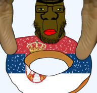 brown_skin donut flag:serbia foot nigger serbia serbnigger subvariant:chudplier variant:chudjak variant:markiplier_soyjak // 788x755 // 281.4KB