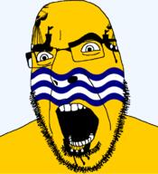 angry british flag flag:outer_hebrides glasses hair longship looking_to_the_left open_mouth outer_hebrides river scotland ship soyjak stubble teeth thick_eyebrows united_kingdom variant:cobson water // 721x789 // 80.5KB