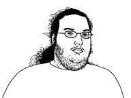 beard butthurt_dweller clothes double_chin ear fat glasses greasy hair incel lips long_hair mustache neckbeard nuvariant template thick_eyebrows variant:greasejak white_shirt white_skin // 1600x1200 // 33.1KB