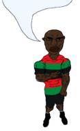 africa african_american ashy black black_skin buff closed_mouth clothes ear flag:pan-african full_body glasses pan_african soyjak speech_bubble speech_bubble_empty subvariant:chudjak_front subvariant:unbotheredchud variant:chudjak vein // 981x1608 // 36.0KB