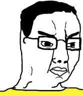 angry creator_(user) glasses meta:namefags meta:self_insert side_view variant:chudjak yellow_shirt // 860x1000 // 19.3KB