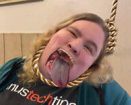 anthony_young crying hanging irl linus_tech_tips open_mouth rope suicide tongue tranny variant:bernd // 896x720 // 60.9KB