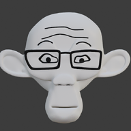 3d blender_(software) ear glasses monkey neutral soyjak subvariant:neutralplier suzanne variant:markiplier_soyjak // 823x683 // 354.4KB