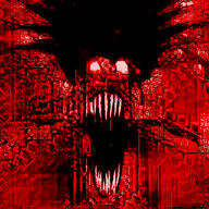distorted glasses glowing_eyes hair open_mouth red schizo soyjak stretched_mouth stubble subvariant:schizojak variant:markiplier_soyjak // 512x512 // 208.1KB
