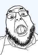 bald fat glasses mouth_open nuvariant stubble traced variant:fortson // 700x1000 // 59.2KB