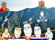 bosnia bulgaria croatia greece macedonia montenegro serbia slovenia subvariant:feralrage subvariant:hornyson subvariant:nucob subvariant:wholesome_soyjak ustasha variant:cobson variant:feraljak variant:gapejak // 1972x1424 // 2.5MB