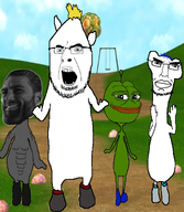 2nas 2soyjaks amphibian boots deformed frog full_body glasses hair hill lips muscles nas:gigachad nas:pepe nate nick_kiggers open_mouth pepe_the_frog some_kids_show_snca stubble subvariant:pol_face swing variant:chudjak variant:cobson walking wrinkles // 1080x1238 // 931.0KB