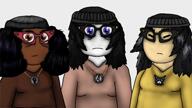 4soyjaks animation asian black_skin blood cannibalism clothes decapitation glasses gore hair nigger stubble subvariant:soyniqua variant:slitherjak variant:soytan yellow_skin // 1280x720, 26.5s // 4.1MB