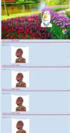 KEEP_TAKING_LZZZZZZZZ Warrior-Z(user) brown_skin chud_(soybooru) comment flower meta plant redtext smile sniffing soybooru speech_bubble the_absolute_state_of_the_booru variant:gapejak variant:meximutt // 1131x2153 // 683.9KB