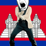 angry animated cambodia country dance flag gangnam_style glasses open_mouth soyjak stubble variant:cobson // 300x460 // 506.0KB