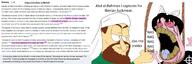 arab beard bloodshot_eyes brown_hair celtic_cross chad crying holding_object holding_rope islam keffiyeh lynching mymy ongezellig open_mouth peppino_spaghetti pink_skin pizza_tower ribbon rope saudi_arabia text tongue tranny variant:bernd variant:chudjak white_skin white_supremacist wikipedia wordswordswords yellow_teeth // 2960x988 // 844.7KB