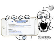 antenna glasses hair hand holding_object holding_phone iphone open_mouth phone reddit soyjak stubble subvariant:phoneplier subvariant:phoneplier_horizontal variant:markiplier_soyjak wikipedia // 1564x1190 // 273.1KB