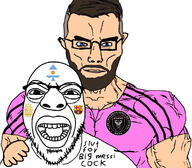 Messi argentina argentina_national_football_team barcelona catalonia fc_barcelona flag:argentina florida football fully_grown_beard glasses hand inter_miami ishowspeed lionel_messi miami open_mouth queen_of_spades soccer soyjak spain stubble subvariant:chudjak_front text united_states variant:chudjak variant:unknown // 1125x986 // 289.8KB