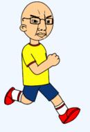 blue_shorts caillou chud goanimate red_shoes running variant:chudjak yellow_shirt // 172x255 // 15.8KB