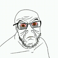 angry animated balding bloodshot_eyes calm closed_mouth glasses irl_background stubble variant:feraljak variant:markiplier_soyjak // 1080x1080 // 3.6MB