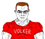 AUTISTIC_ASSBURGER_SELF_INSERT aryan blue_eyes brown_hair buff closed_mouth clothes hair muscles red_shirt self_insert smile soyjak subvariant:muscular_chud text unbothered unbotheredchud variant:chudjak volker41(namefag) // 1059x929 // 206.4KB