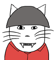 animal anthro cat cat_ear clothes feline hair hat helmet long_teeth nose soldier_(tf2) sucre_(user) teeth variant:unknown whisker whiskers white_fur white_hair // 718x800 // 15.4KB