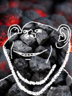 coal ear inverted smile soyjak stubble variant:impish_soyak_ears // 574x768 // 548.1KB