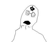 bald glasses meta:tagme open_mouth queen_of_spades spade stubble variant:feralpoop variant:poopson // 316x243 // 10.7KB