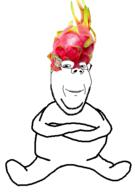 crossed_arms dragonfruit food foodjak fruit full_body glasses grin sitting smile soyjak stubble subvariant:wholesome_soyjak variant:gapejak // 353x502 // 65.1KB
