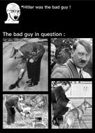 adolf_hitler glasses irl nazism open_mouth soyjak stubble text variant:soyak // 915x1280 // 141.3KB