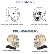 2soyjaks beard blond comparison crying forehead_lines glasses hair mask nas:yes_chad open_mouth stubble text variant:soyak white_background white_skin // 800x868 // 163.8KB