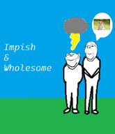 calm chill grass happy subvariant:wholesome_soyjak sun variant:gapejak variant:impish_soyak_ears // 690x802 // 156.4KB