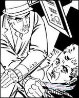 ack ack! chud comic crying ditko flag:transgender_pride_flag glasses libertarian meta:tagme mr_a objectivism purple_hair slap steve_ditko top_surgery tranny variant:unknown ywnbaw // 300x374 // 117.4KB