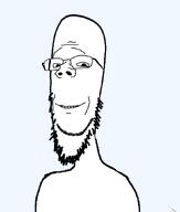 beard glasses neck series:fusionjaks series:the_big_9_theory shoulder skinny smile stubble subvariant:wholesome_soyjak variant:gapejak variant:headjak // 731x860 // 34.2KB