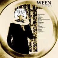 album_cover glasses music open_mouth soyjak stubble variant:bernd ween // 600x600 // 509.8KB