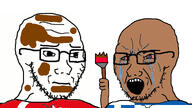 angry bloodshot_eyes brown_skin closed_mouth color cope crying disappointed flag:greece flag:turkiye glasses greece hand holding_paintbrush korg_(namefag) negated open_mouth paint paintbrush sad skin stubble turkiye variant:soyak white_skin // 1920x1080 // 621.1KB