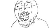 glasses mustache oekaki open_mouth soyjak stubble variant:unknown // 500x250 // 18.4KB