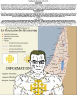 2024 angry beersheba bethlehem blond blue_eyes buff catholic catholicism chirho christian_cross christianity closed_mouth clothes country cross ear flag flag:kingdom_of_jerusalem french_text galilee glasses god hair hat israel jericho jerusalem jerusalem_cross jesus lebanon leprosy luke_(bible) luke_17:11 luke_17:12 luke_17:13 luke_17:14 luke_17:15 luke_17:16 luke_17:17 luke_17:18 luke_17:19 map nazareth november november_13 oil palestine psalm_(bible) psalm_23:1 psalm_23:2 psalm_23:3 psalm_23:4 psalm_23:5 psalm_23:6 samaria samaritan soyjak subvariant:chudjak_front subvariant:muscular_chud syria tattoo text titus_(bible) titus_3:1 titus_3:2 titus_3:3 titus_3:4 titus_3:5 titus_3:6 titus_3:7 trend:aryan turkiye variant:chudjak vein wordswordswords yellow // 1500x1861 // 735.3KB