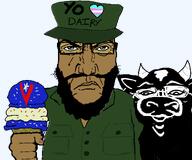 angry black_fur black_skin brown_skin castro communism cow cuban cubanigger female fidel_castro frank_castle punisher_face subvariant:science_lover subvariant:sheila trans_heart variant:markiplier_soyjak variant:sidjak vinluv // 1143x954 // 97.6KB