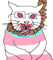 ack animal animal_abuse hanging lipstick noose rope smeared_lipstick tranny variant:catjak_(alternate) white_background // 597x680 // 23.3KB